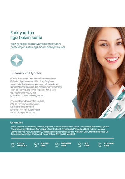 Tr Bio-mento Florürsüz Diş Macunu 75 Ml