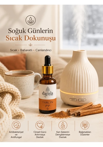 Biodamla Natural Tarçın Yağı 10 Ml