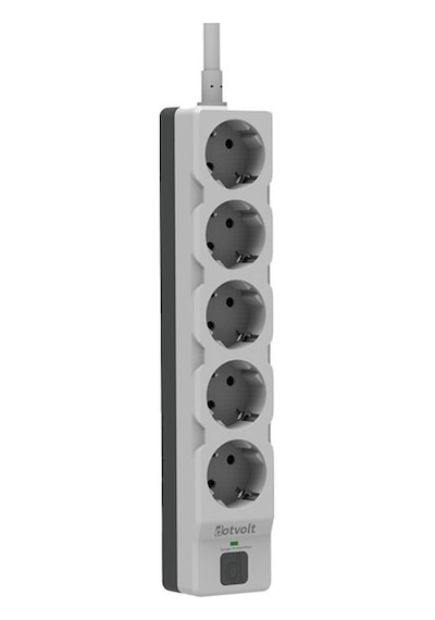 Dotvolt 5-li Surge Hunter 350 Joules Akım Koruma Prizi 1.5metre Gri 0 M