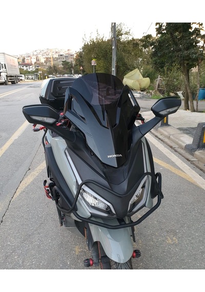 Motocam Honda Forza 250 Ön Cam 2021-2026 Model 47cm Siyah Renkli 4mm İade Yoktur