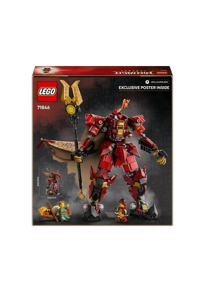 Lego Ateş Şövalyesi Robotu Yaratıcı 14+ Çocuklar İçin Minifigür Seti
