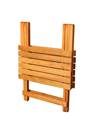 Dekoratif Ahşap Katlanır Masa Piknik Balkon Masası 70cm X 60cm Çok Renkli