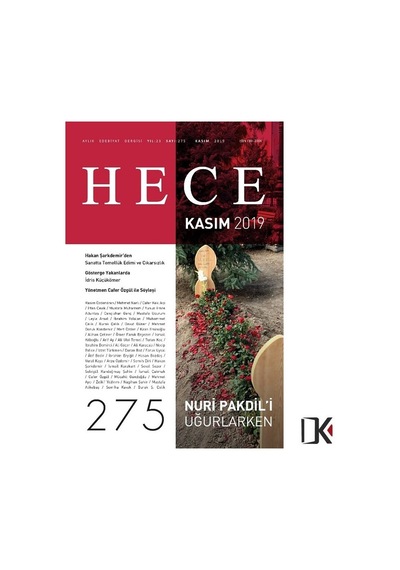 Hece 275.sayı Kasım 2019