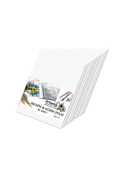 Resim Kağıdı 25x35 50 Li 100 Gr 1 Paket 25 35 Resim Kartonu