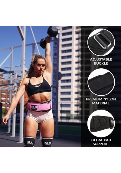 Pro-locking Halter Kemeri - Ayarlanabilir Neopren Kemer, Jimnastik, Vücut Geliştirme, Çapraz Antrenman, Powerlifting
