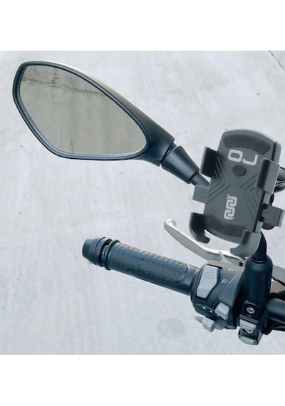 Oj Holder Slide Titreşim Önleyici Motosiklet Telefon Tutucu M284 Siyah