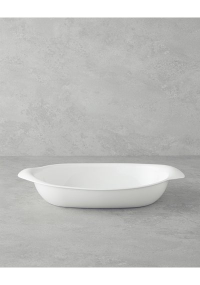 Elise Porselen Fırın Kabı 36 Cm Beyaz