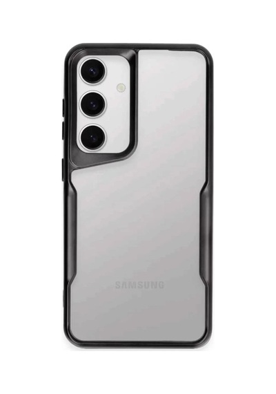 Samsung Galaxy UyumluS25 Kılıf Boyi Silikon Kapak - Siyah Çok Renkli