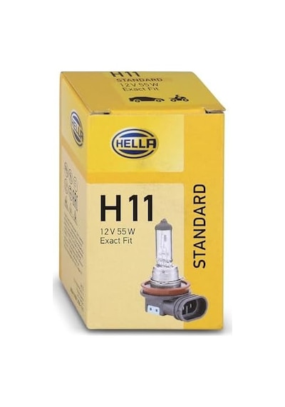 Ampul H11 Halojen Pgj19-2 12v Tek Telli Far Ve Sis Mercedes Bmw Citroen Honda Opel Vw 8gh 008 358-121 - 8gh 008 358-121