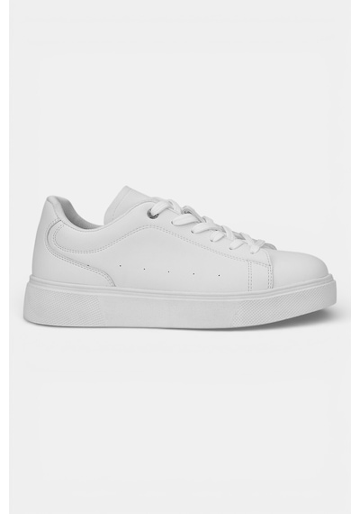 Günlük Beyaz Erkek Sneaker Spor Ayakkabı Hafif Rahat Model-205 Beyaz