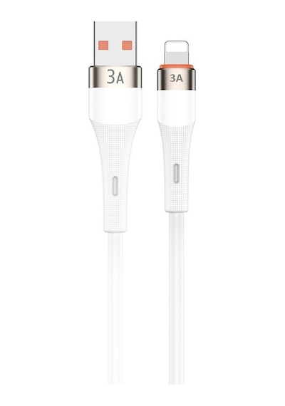 Apple Uyumlu iPhone 11 Pro Max İle 3 Amper Kırılmayan Flexmesh Şarj Ve Data Kablosu 1 Metre Hc 05