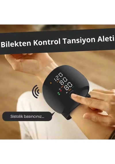 Akıllı Dijital Sesli Türkçe Konuşan Koldan Tam Otomatik Hassas Tansiyon Nabız Ölçme Aleti Lcd Ekran
