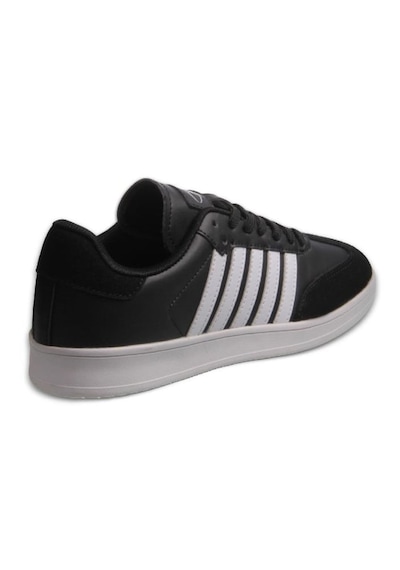 M.P Mp 242-1558 Siyah Beyaz Unisex Bağcıklı Spor Ayakkabı Siyah - Beyaz