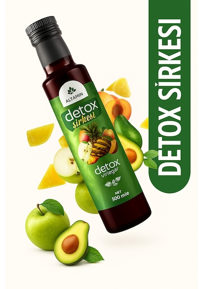 Alftamin  Sirkesi 500 Ml Elma & Ananas Sirkesi, Sandaloz, Avokado, Kayısı Pulpu