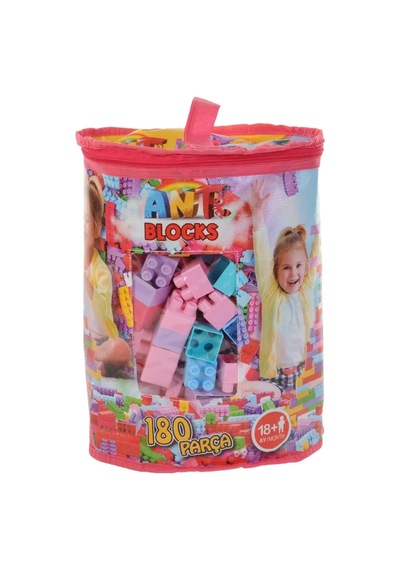 Çantali Blocks Pastel Renk 180 Parça