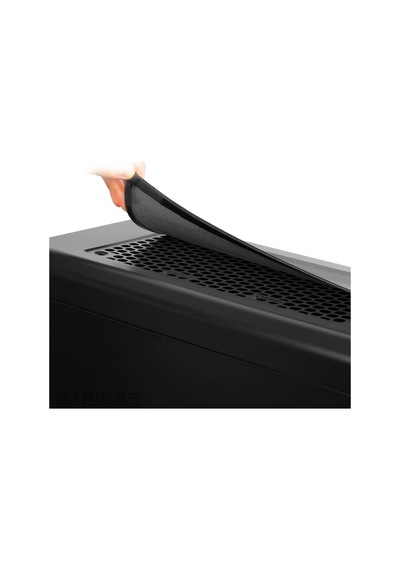 Green Striker Midtower Gaming Bilgisayar Kasası 3 120mm Fan, 6 Fan Desteği, Siyah 700w 80+ Bronze Psu Dahil + Mouse