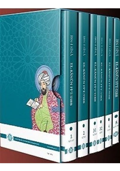 El-Kanun Fi't-Tıbb (6 Kitap Karton Kapak-Kutulu) / İbni Sina