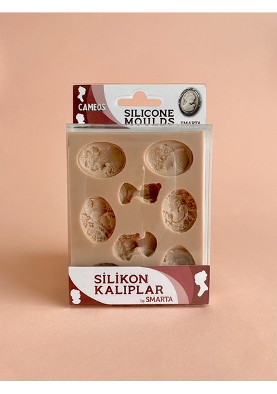 Smarta Silicone Moulds Silikon Epoksi ve Polimer Kil Kalıbı Cameo