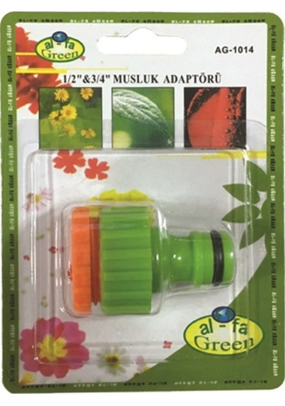 Hortum Adaptörü 1/2-3/4 Ag-1014 Al-Fa Green