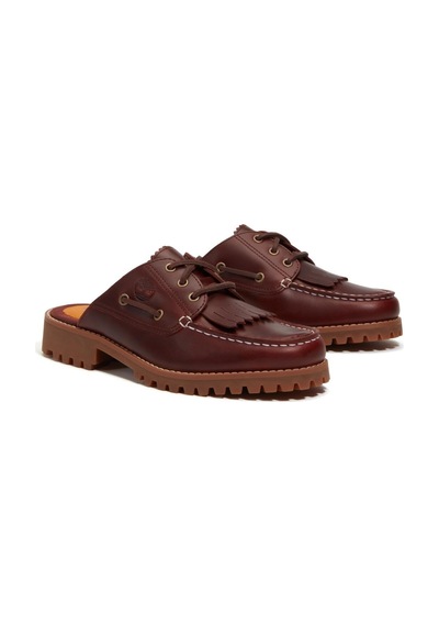 Timberland Authentic Mule Shoe Kadın Terlik-33856 Koyu Kahverengi