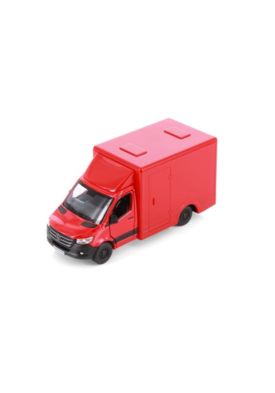 Kinsmart Mercedes Sprinter Metal Çek Bırak Kamyonet Kırmızı