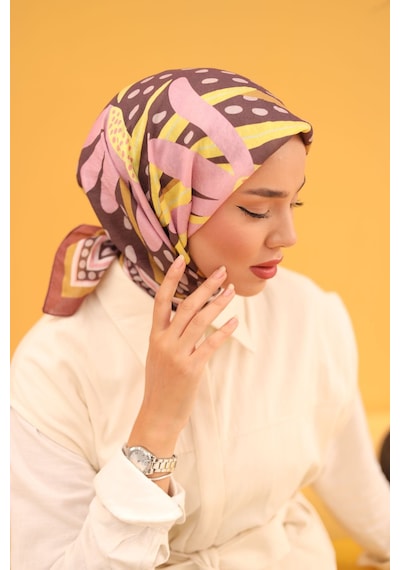 Silk Home Olinda Eşarp 48003-40 MÜRDÜM