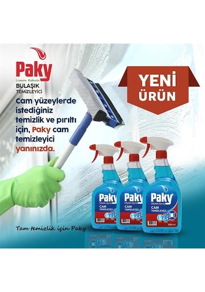 Paky Cam Temizlik Köpüğü Trigger Sprey 2 x 1 L