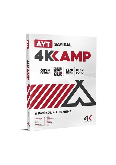 4k 2026 Ayt Sayısal Kamp Kitabı