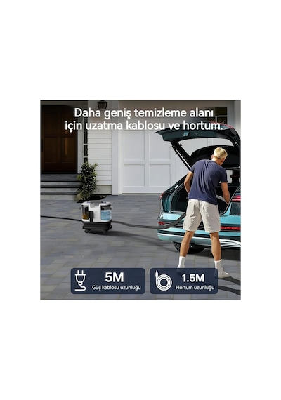 Greenote Halı/koltuk Yıkama Makinesi Ve Spot Temizleyici Sofa, Halı Ve Araç İçin Uygun, Güçlü Islak/kuru Va
