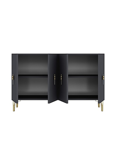 Ka1217ag Salkım120 Konsol, Kahve Köşesi Ve Tv Sehpası, Çok Amaçlı Dolap Antrasit-gold 120cm Ka1217ag Salkım120 Konsol, Kahve Köşesi Ve Tv Sehpası, Çok Amaçlı Dolap Antrasit-gold 120cm