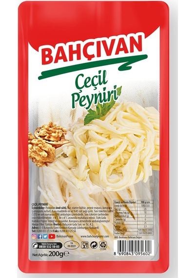 Bahçıvan Çeçil Peyniri 200 G - Tel Tel Ayrılan Geleneksel Ve Doğal Lezzet