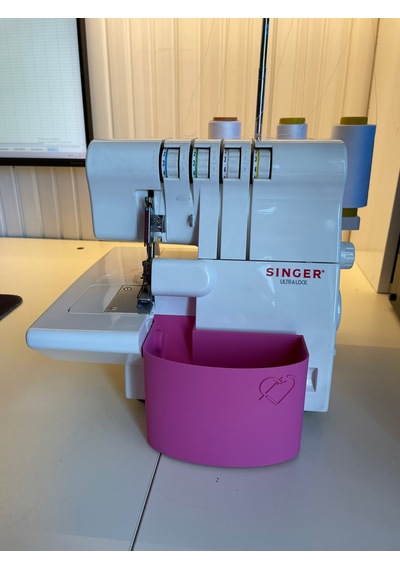 Singer Overlok Çöp Kutusu Fire Kabı Xl Fuşya Pembe 14sh654 14sh75
