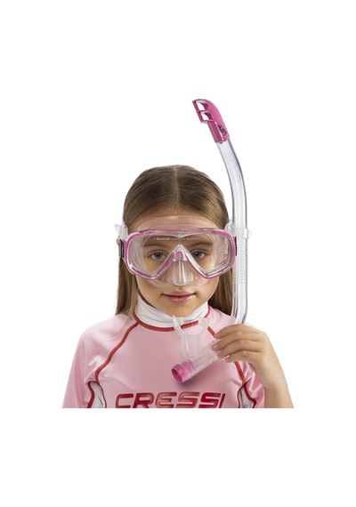Parumarin Cressi Junior 7-15 Yaş Ondina Maske Şnorkel Seti Sarı