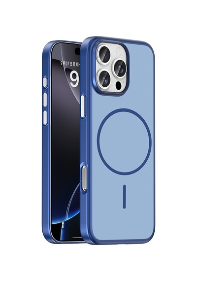 Teleplus iPhone Uyumlu 16 Pro Kılıf Darbe Korumalı Msafeli Pc Sert Lora Kapak
