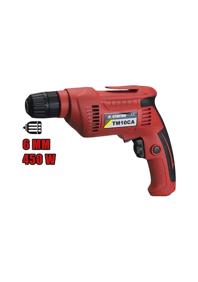 Darbesiz Matkap 6mm 450w - Sty-tm10ca