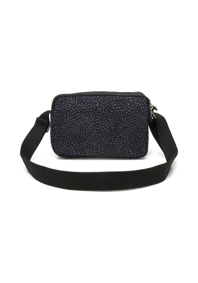 Smart Bags Günlük Küçük Boy Su Geçirmez Hafif Krınkıl Kumaş Kadın Omuz Çantası Puantiye Siyah