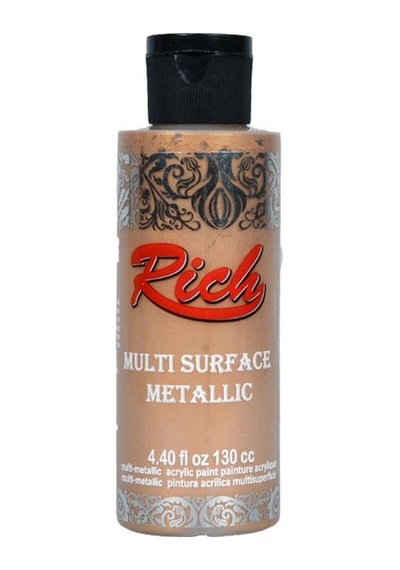 Rich Multi Surface Metalik Akrilik Boya Antik Altın 130Ml