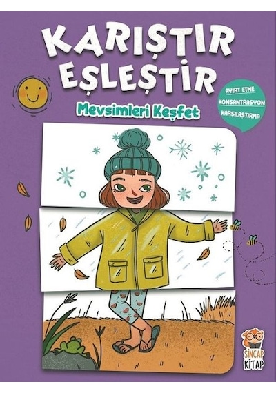 Mevsimleri Keşfet-Karıştır Eşleştir - M. Sacide Kafalı - Sincap Kitap