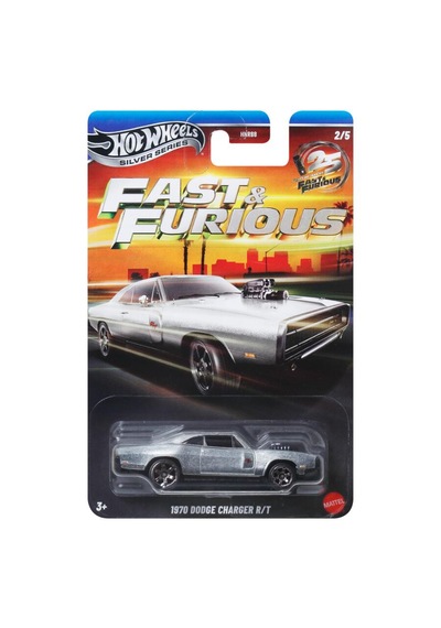 Hot Wheels Siver Series Fast & Furious 25.yıl 5'li Model Araba Seti Hnr88