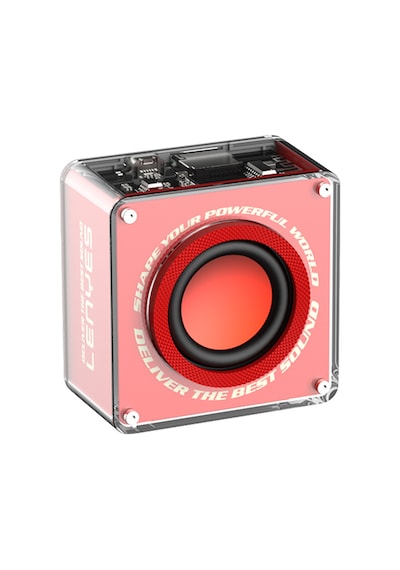 Lenyes S222 Mini Tws Kablosuz Bluetooth Hoparlör V5.3 5w Kırmızı