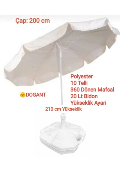 Dogant Havuz Bahçe Balkon Plaj 2 Mt 10 Telli