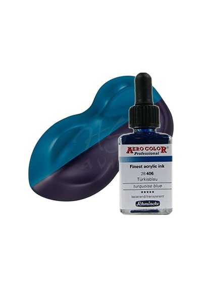 Schmincke Aero Color 28Ml No 406 Turquoise Blue