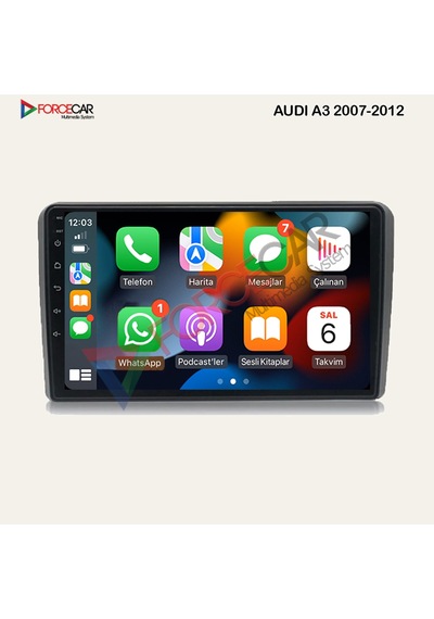 AUDİ A3 ANDROİD MULTİMEDYA  2_32 KABLOSUZ CARPLAY