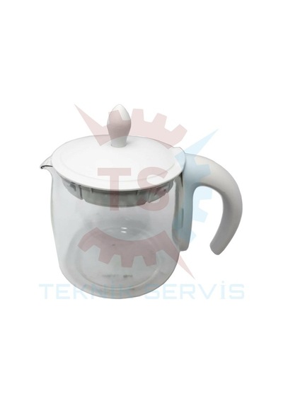 Arçelik Uyumlu K 3282 C Çaycı Çay Makinesi Cam Demlik (Filtresiz)