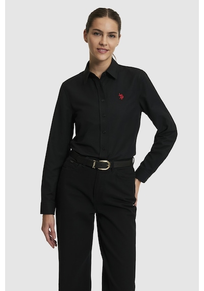 U.s. Polo Assn. Kadın Siyah Gömlek Basic 50324791-vr046
