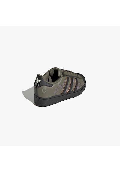 Adidas Superstar Led Lights Comfort Elastic Lace Çocuk Siyah Spor Ayakkabı Kj6798