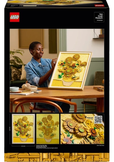 LEGO® Art Vincent van Gogh – Ayçiçekleri 31215 - Yetişkinler için Yaratıcı Dekoratif Model Yapım Seti (2615 Parça)