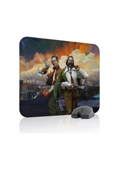 Disco Elysium Kaymaz Dikişli Kauçuk Oyuncu Mousepad V1 - 48x40 Xl Gaming Mouse Pad Fare Altlığı