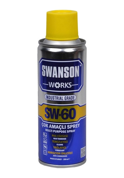 Ge Swanson Works Sw-60 Pas Sökücü Korozyon Önleyici Çok Amaçlı Sprey 400 Ml