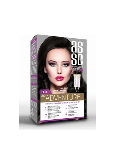 Asse Adventure Set Boya No:3.0 Koyu Kestane